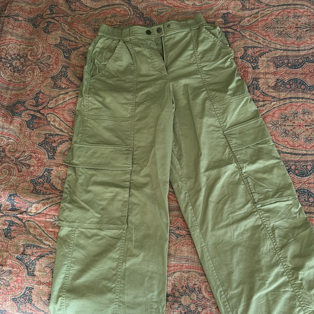 Simkhai 'Lionelle' Cotton Green Cargo Pant Size 4